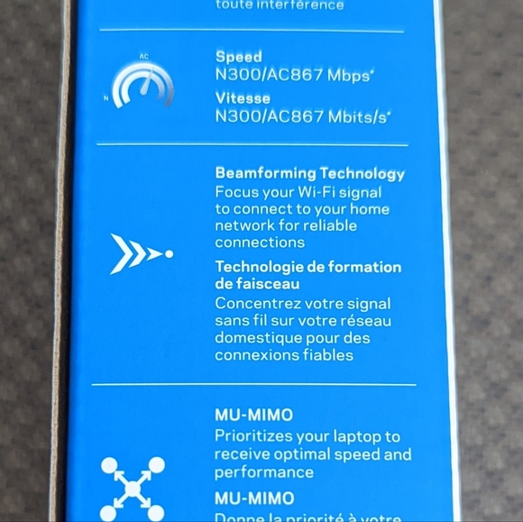 👣Linksys MAX-STREAM AC1200 MU-MIMO Wireless USB Adapter (WUSB6400M) - Picture 6 of 6